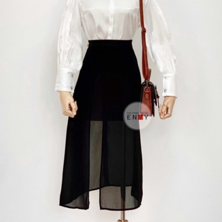 Chân váy midi xẻ tà ENVY V72