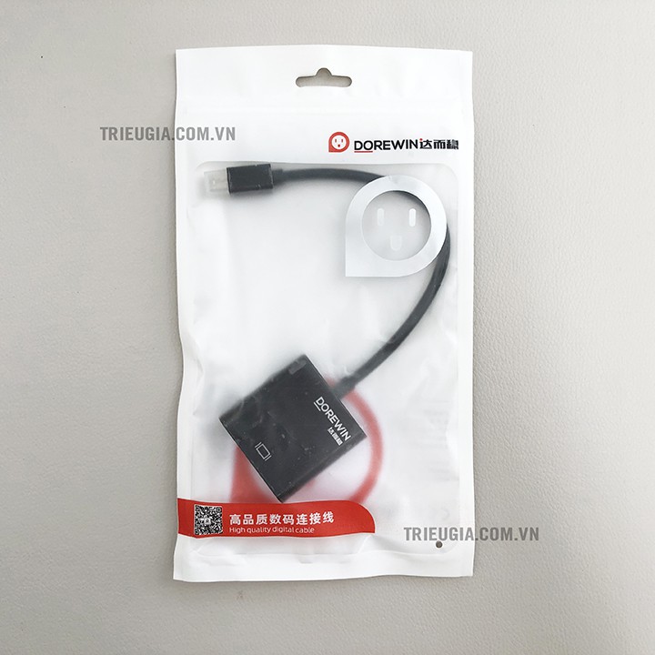Cáp Mini Displayport To VGA - Dorewin C1110