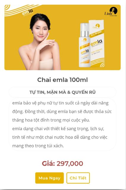 [Mua 3 tặng 2] emla - Dung dịch vệ sinh phụ nữ cao cấp số 1 Việt Nam