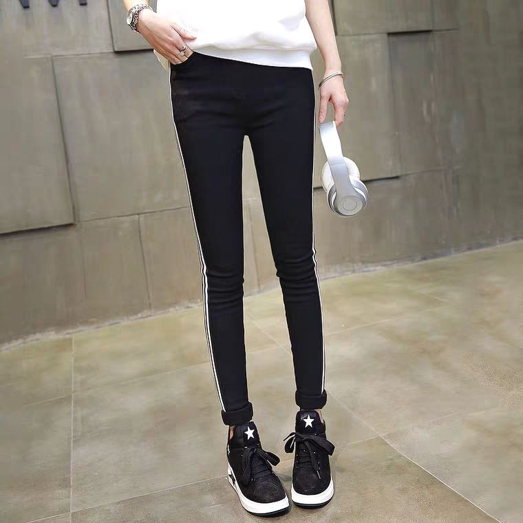 Quần legging nữ sọc viền cao cấp