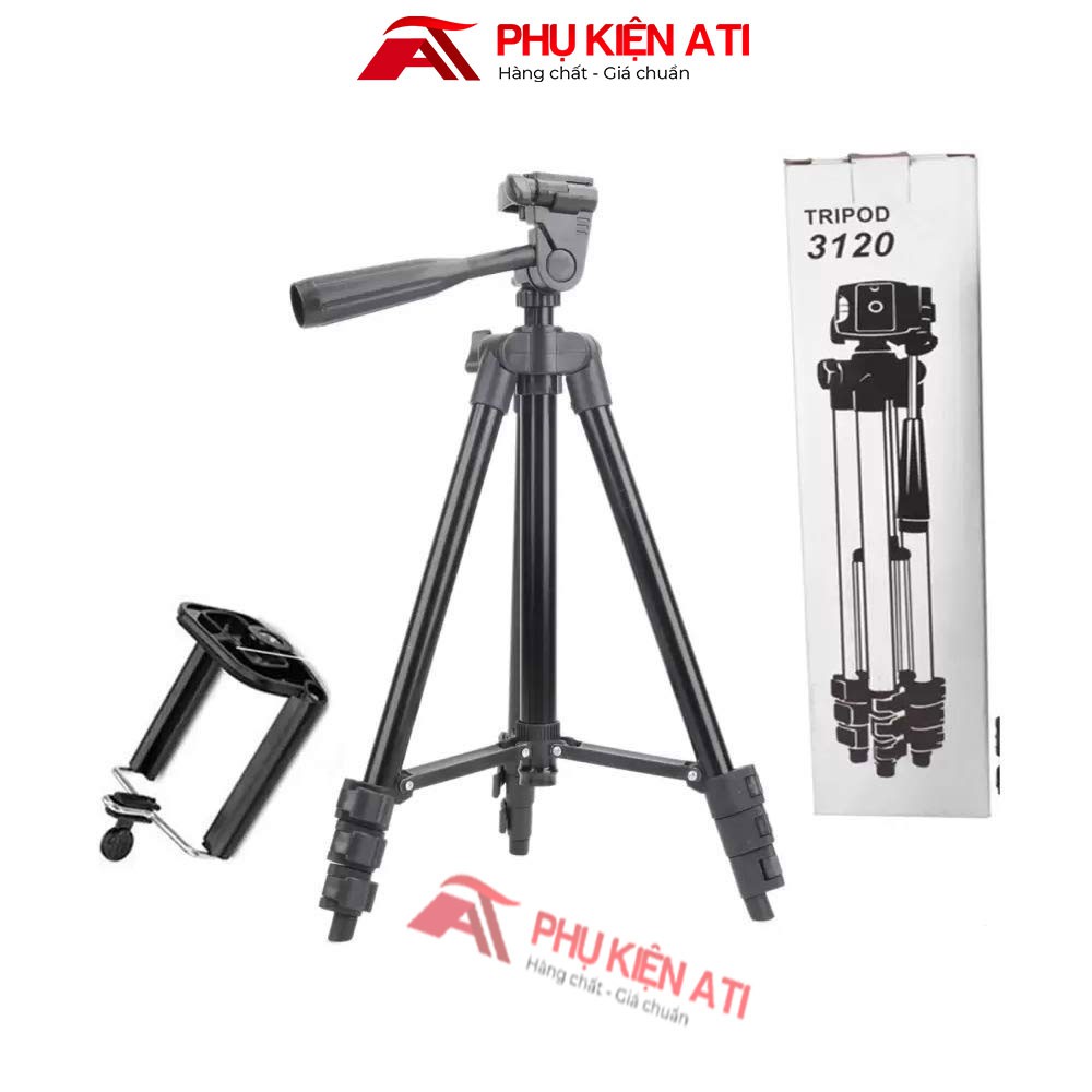 Gậy 3 chân chụp hình máy ảnh, điện thoại Tripod TF - 3120 loại tốt