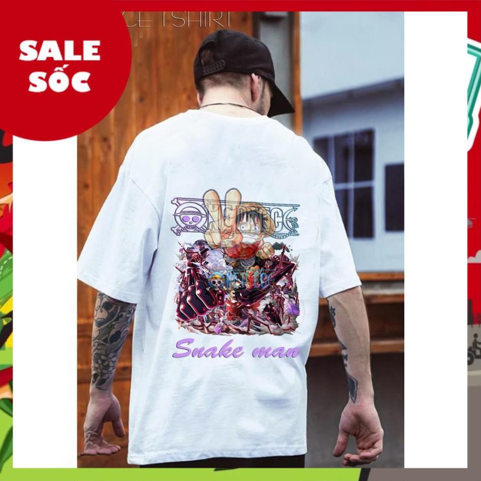 (SALE) Áo Phông ONE PIECE Nam Nữ Tay Lỡ đủ size (40-90kg)  100% Cotton ⚡Shop còn nhiều mẫu ⚡ Siêu Chất [OP7 - OP14]