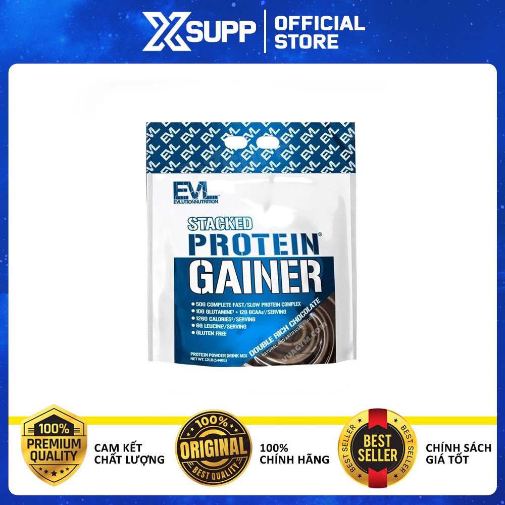 EVL Stack Protein Gainer - Tăng Cân Chất Lượng 12 lbs