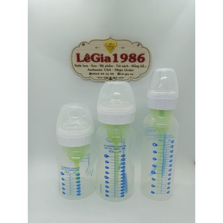 Bình sữa Dr Brown Option Plus ( Cổ rộng) , option  ( Cổ hẹp ) 120ml, 150ml, 250ml , 270ml - hàng USA - Tách Set