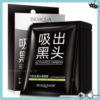 🎀30 Miếng Mặt Nạ Lột Mụn Đầu Đen Ở Mũi Chiếu Xuất Than Tre - Hoạt Tính🎀[Mat Na]
