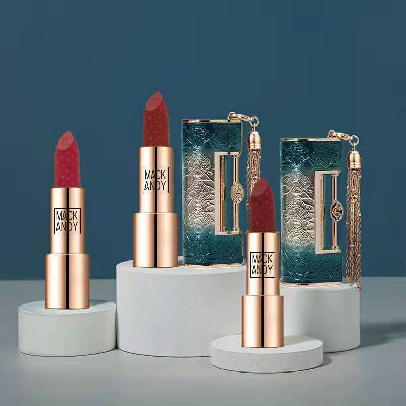 Son lì MACKANDY trang điểm mịn như kem vỏ hình ổ khóa họa tiết hoa  Khóa đồng tâm | BigBuy360 - bigbuy360.vn