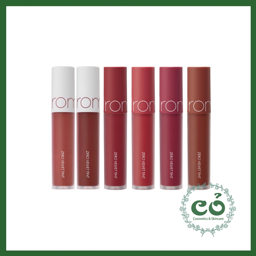 Son kem lì cực nhẹ môi Romand Zero Velvet Tint | BigBuy360 - bigbuy360.vn