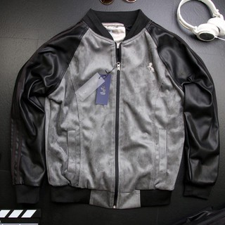 Áo da bomber jacket Laroma