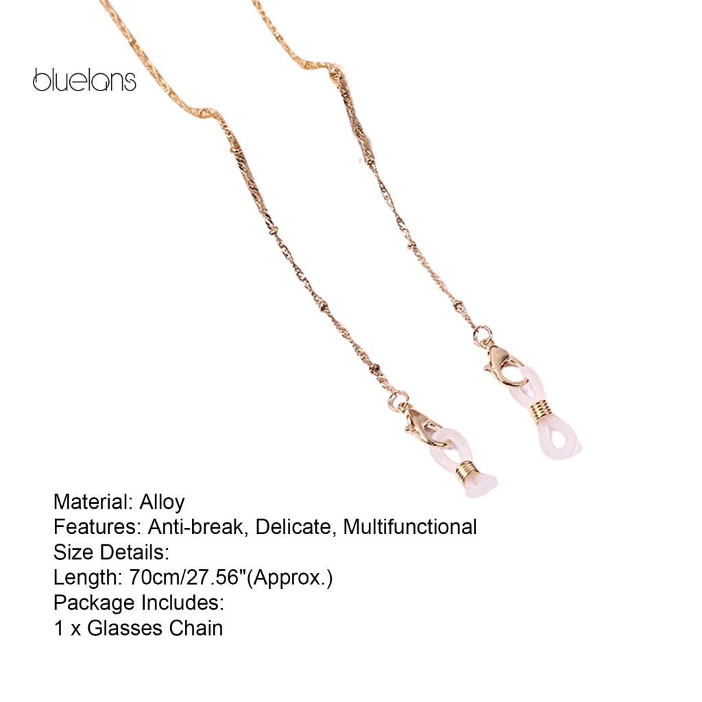 Dây Đeo Mắt Kính Đọc Sách Mạ Vàng Cho Nam Và Nữ