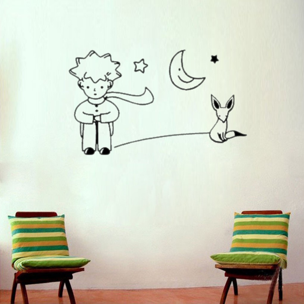 Sticker trang trí tường hình hoàng tử bé