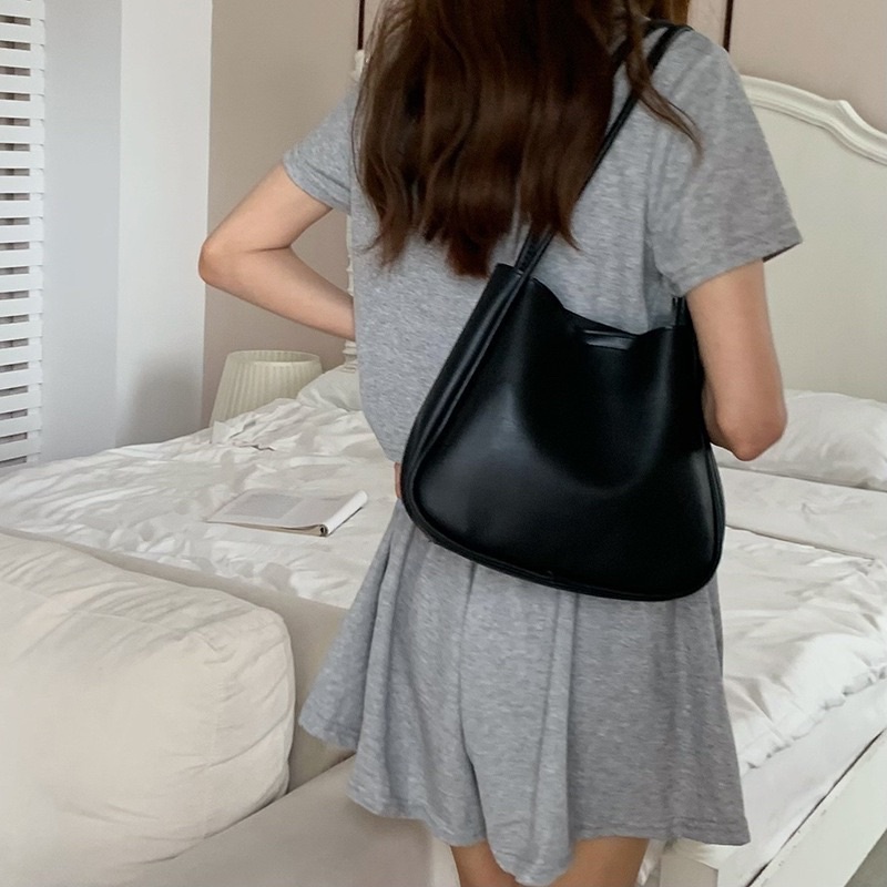 Túi Đeo Vai Nữ Da PU Mềm Mịn Tặng Kèm 1 Túi Nhỏ Phong Cách Hàn Quốc - Mã T068