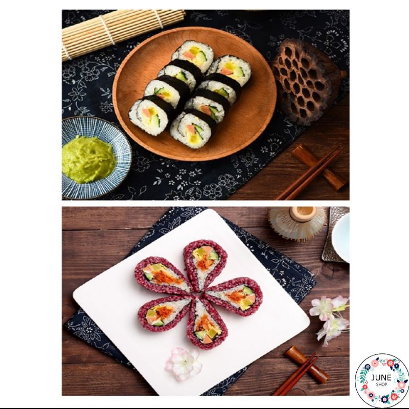 Mành tre cuộn cơm rong biển kimbap, cuốn sushi