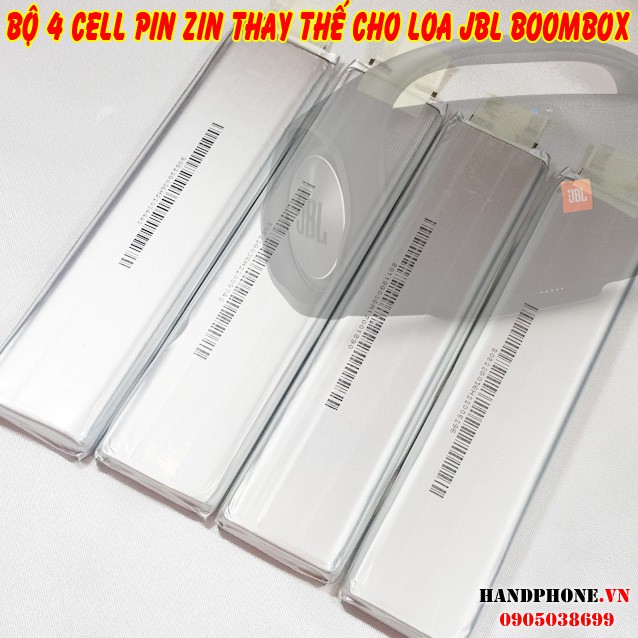 Bộ 4 Cell Pin Zin thay thế cho Loa Bluetooth JBL Boombox