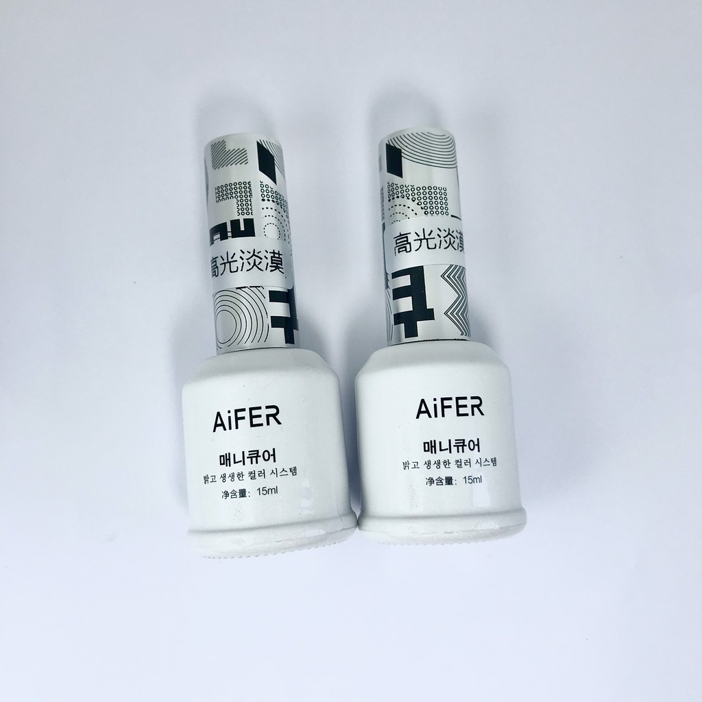 [ Tặng Khung Màu ] Set Sơn Gel 18 Chai Màu Hot AiFer - Bảng Số 2 Sơn Cát