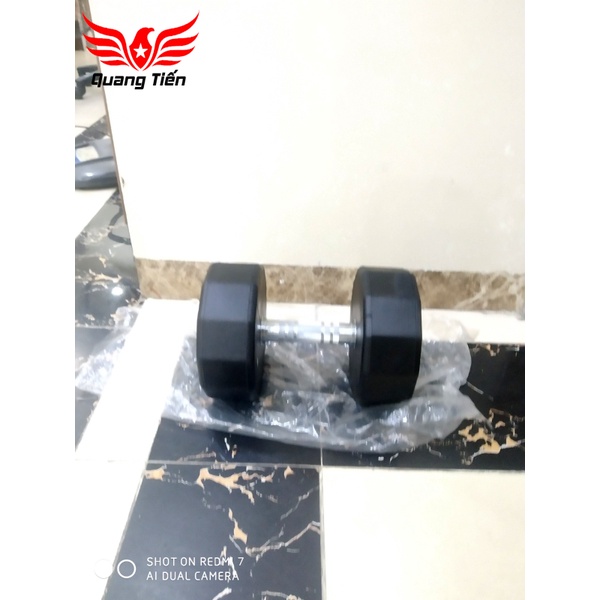 Tạ tay bọc cao su Iron Grip 25 kg (giá 1 quả)