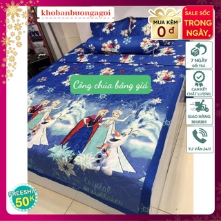 Chăn hè trần bông 3 lớp,mền trần bông 1m8x2m sẵn hàng kho hcm,công chúa băng giá
