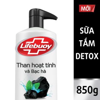 SỮA TẮM Lifebuoy THAN HOẠT TÍNH VÀ BẠC HÀ