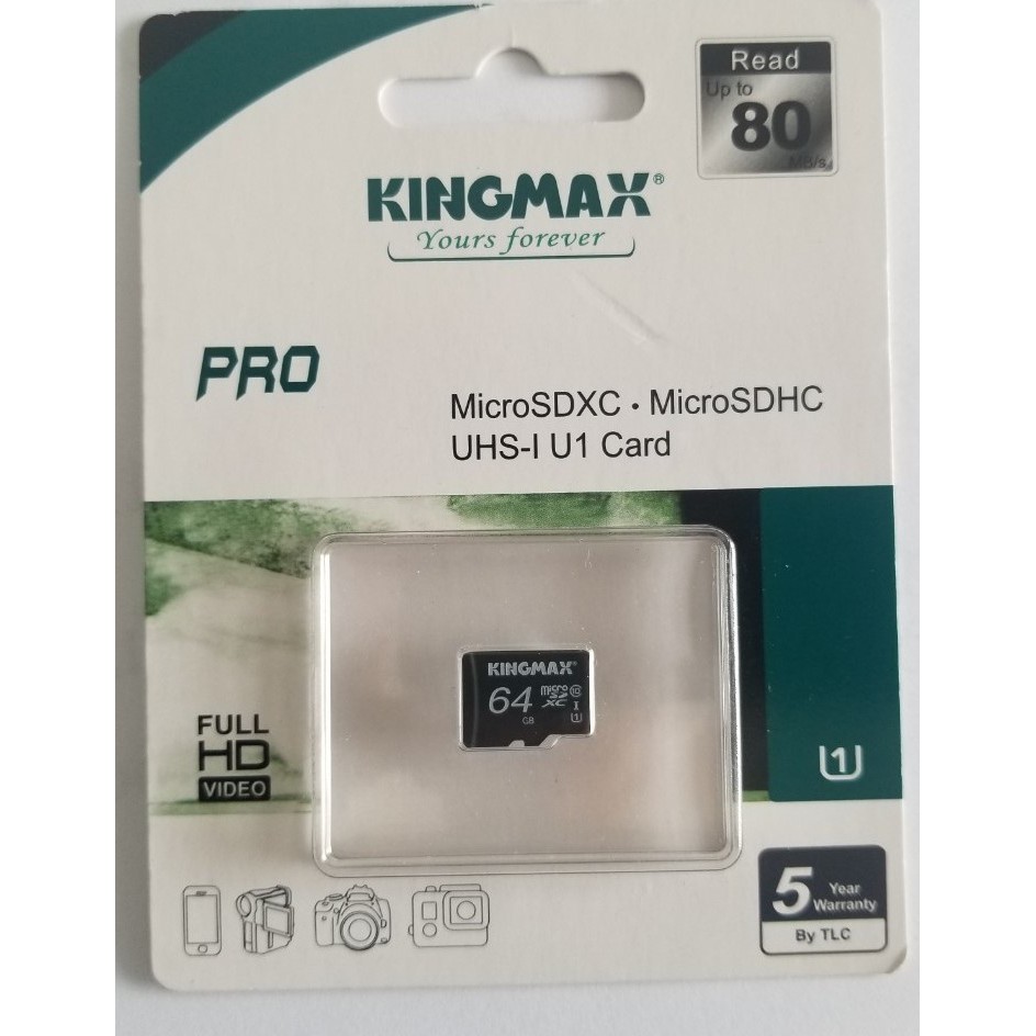 THẺ NHỚ KINGMAX 64GB MICRO SD CARD | WebRaoVat - webraovat.net.vn