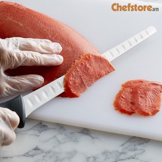 Dao sashimi thái lát cá hồi💥mercer mỹ, lưỡi granton 260 mm dẻo linh hoạt, thép nhật cao cấp, chuôi santoprene cầm êm
