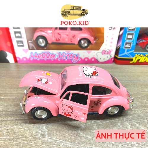 Đồ Chơi Ô tô Mô Hình Kim Loại Cổ Điển Nhân Vật Hoạt Hình Dễ Thương Tỷ Lệ 1:32 Siêu Rẻ POKO KID