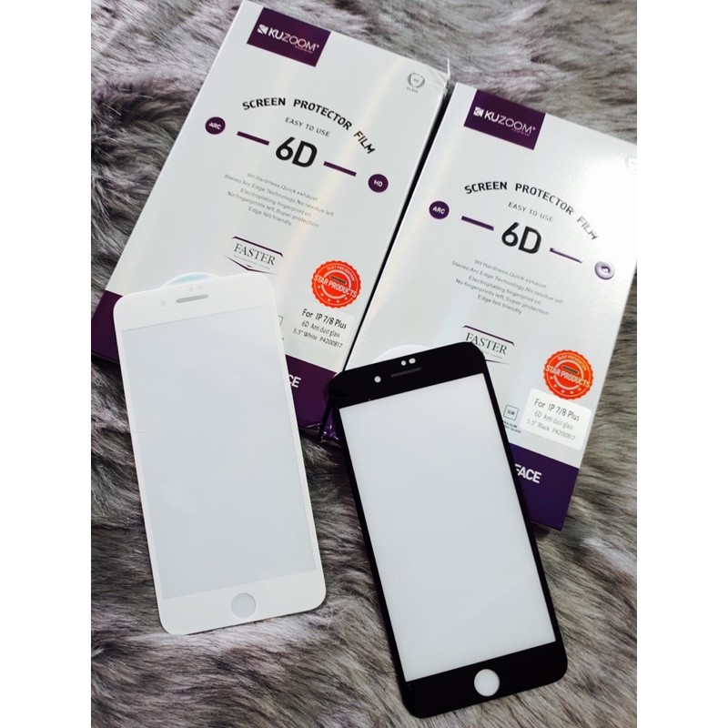 Kính cường lực KUZOOM 9D 6D cho Iphone 13PRM, 12, 12PRM, 7/8plus, XsMax/11ProMax, Xr/ 11, X-Xs/11Pro