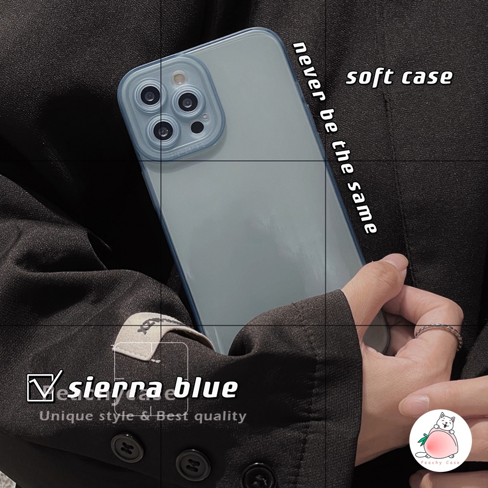 Ốp điện thoại TPU mềm trong suốt màu trơn đơn giản cho iPhone 13 12 11 Pro Xs Max Xr X 7 8 Plus iPhone13 Pro