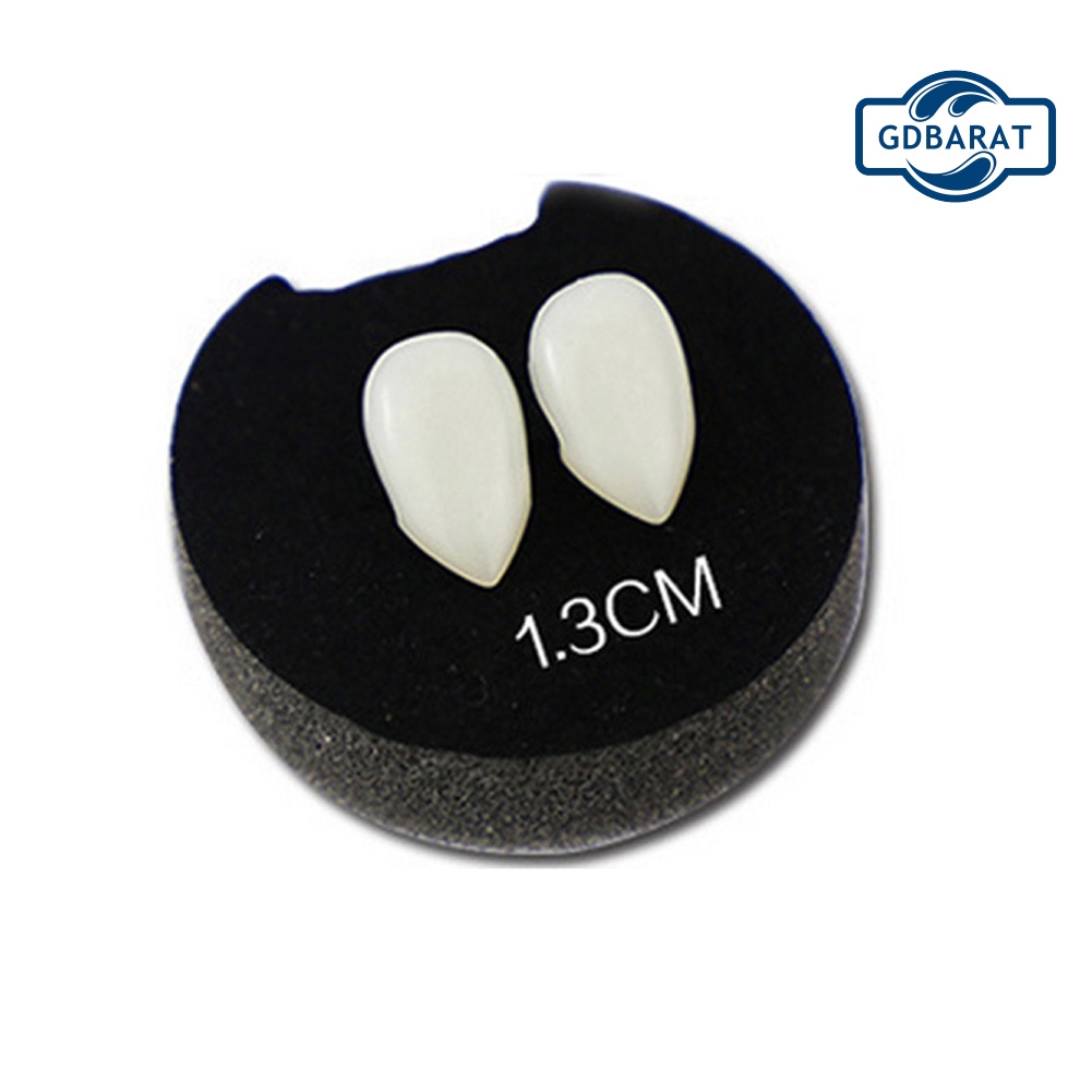 Set 2 Răng Nanh Giả Dạ Quang Hóa Trang Ma Cà Rồng