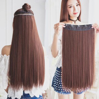 TÓC GIẢ KẸP THẲNG 5 PHÍM (50 CM)