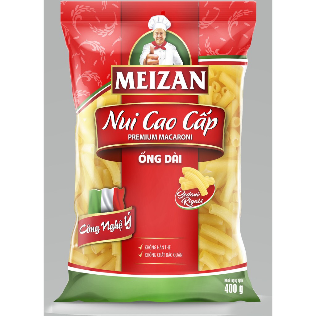 Nui ống Meizan gói 400g