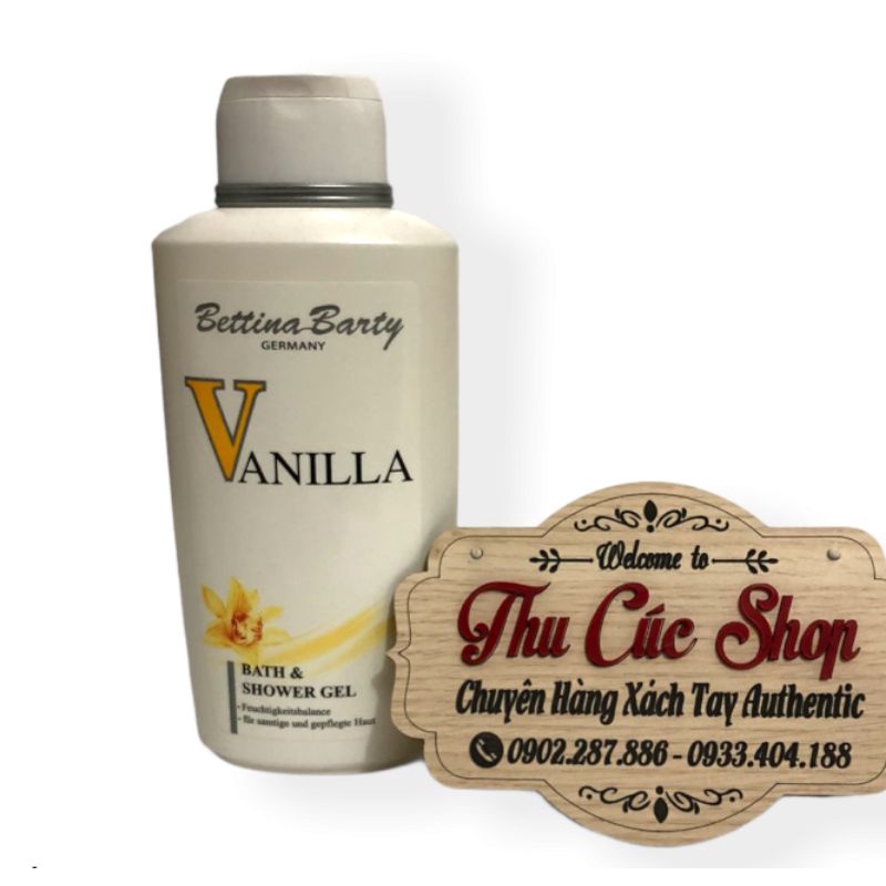 Sữa Tắm- Sữa Dưỡng Thể Vanilla Bettina Barty 500ml[ HÀNG CHÍNH HÃNG]