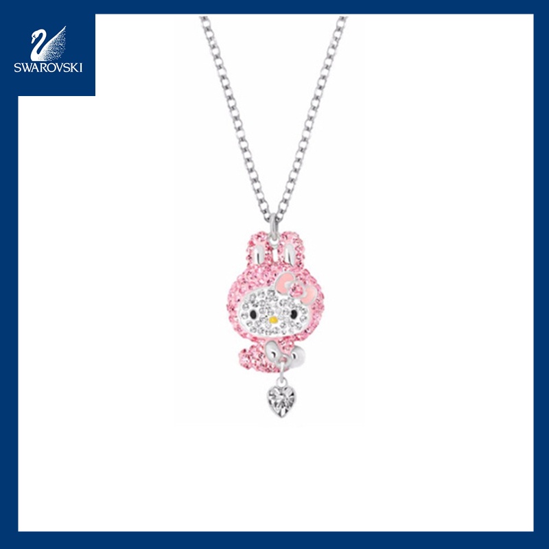 Vòng cổ Mặt Thỏ Hello Kitty Hồng