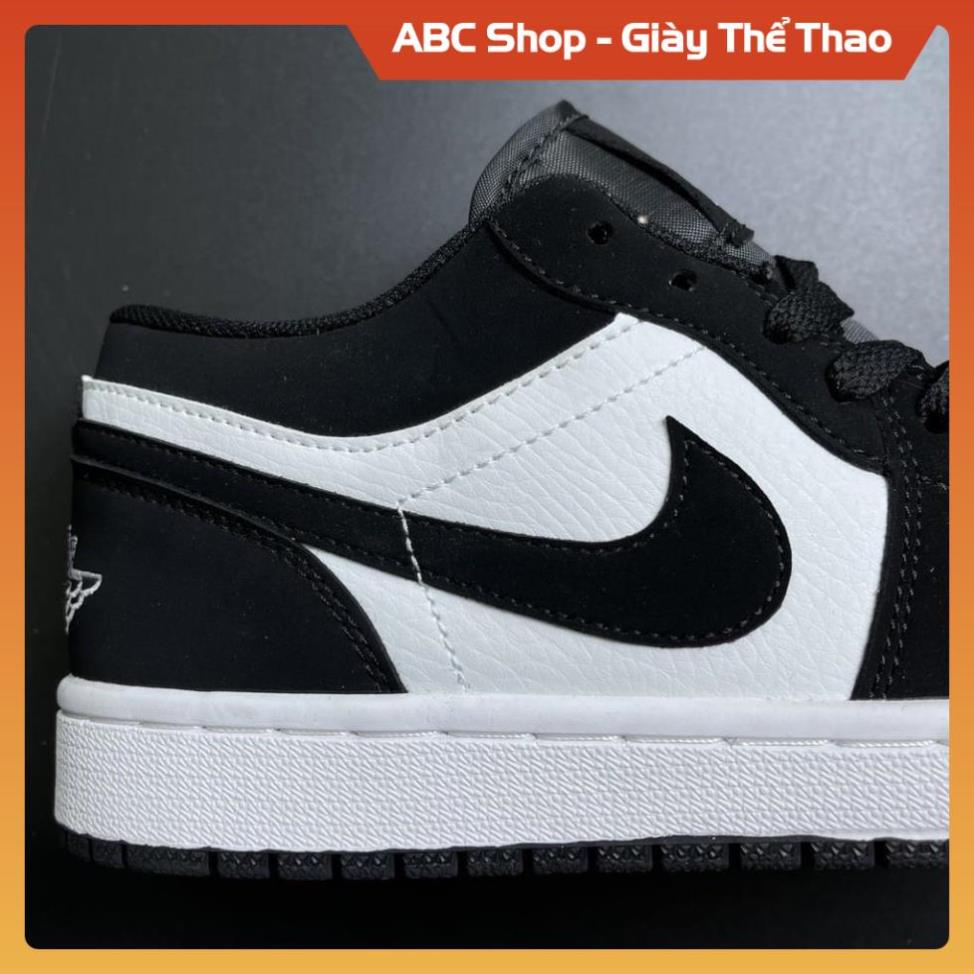 [FreeShip+ Hàng cao cấp] Giày jd1 Đen Trắng Thấp cổ, Giày Sneaker Jd1 Panda Trắng Đen low