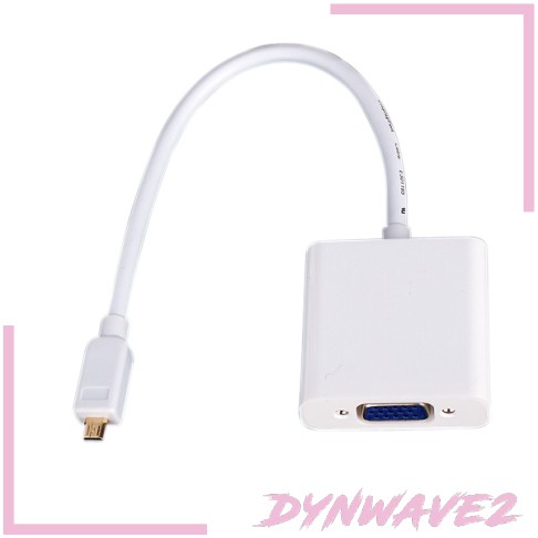 Đầu Chuyển Đổi Từ Micro Hdmi Sang Vga Dynwave2 Màu Trắng