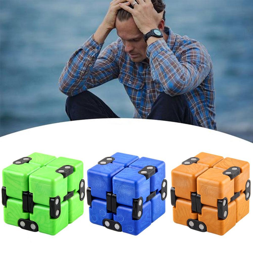 1 Đồ Chơi Khối Rubik Vô Cực Nắp Lật Giảm Căng Thẳng