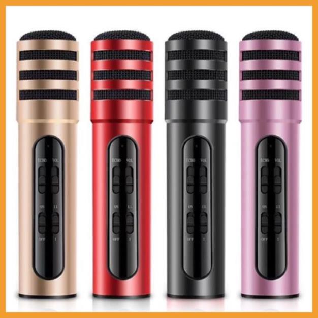 Micro Livestream C7 đủ phụ kiện Thu Âm [FREESHIP] MIC Hát Karaoke Livestream 3 in 1 - Chính hãng - Bh 6 tháng