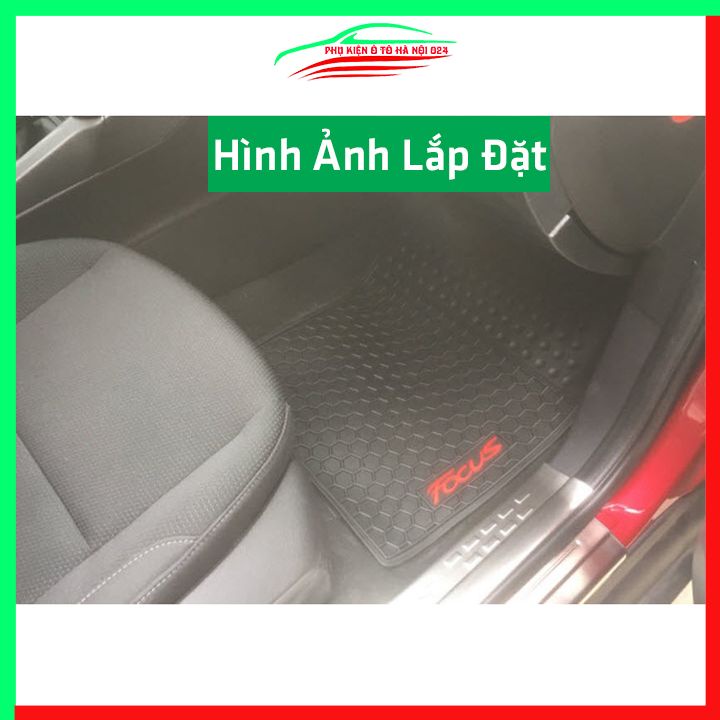 Thảm lót sàn cao su cho xe FORD FOCUS 2021-2022 hàng chuẩn theo xe chịu lực tốt