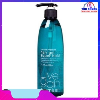 Gel cứng Live gain premium hair gel super hold 450ml
