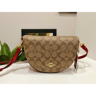 Sale ❗️- túi coach da ellen bán nguyệt c1430