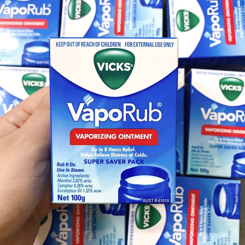 Dầu ấm ngực Vicks VapoRub 100g