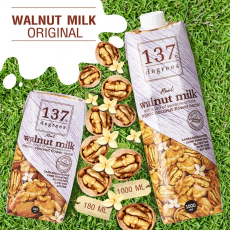 Sữa hạt óc chó hữu cơ 137 Degrees Organic Walnuts Milk 1L