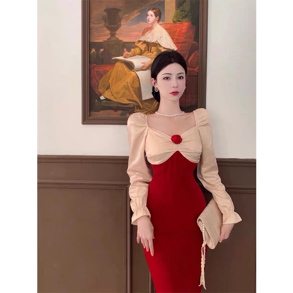 Đầm Ôm Body Nơ Ngực Tôn Dáng Chân Dài [ kèm video] | BigBuy360 - bigbuy360.vn