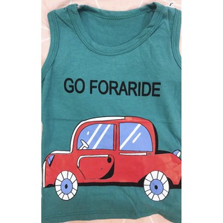 Set 2 áo ba lỗ bé trai