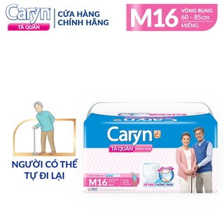 Tã bỉm dán/ quần người lớn caryn đủ size dán m10/ ml10/ quần m16