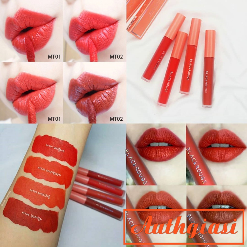 [BST Hè 2019] Son Tint Lì Lâu Trôi Black Rouge Power Proof Matte Tint chống thấm nước