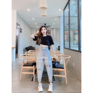set áo croptop đan dây thời trang