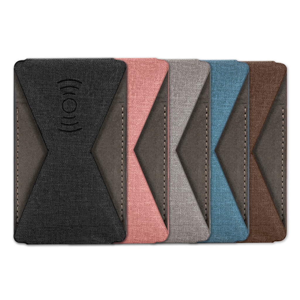 Multi-angle Invisible Phone Holder Slim Magnetic Car Holder Sticker Wallet Card Slots Phone Back Sticker For  cell phone