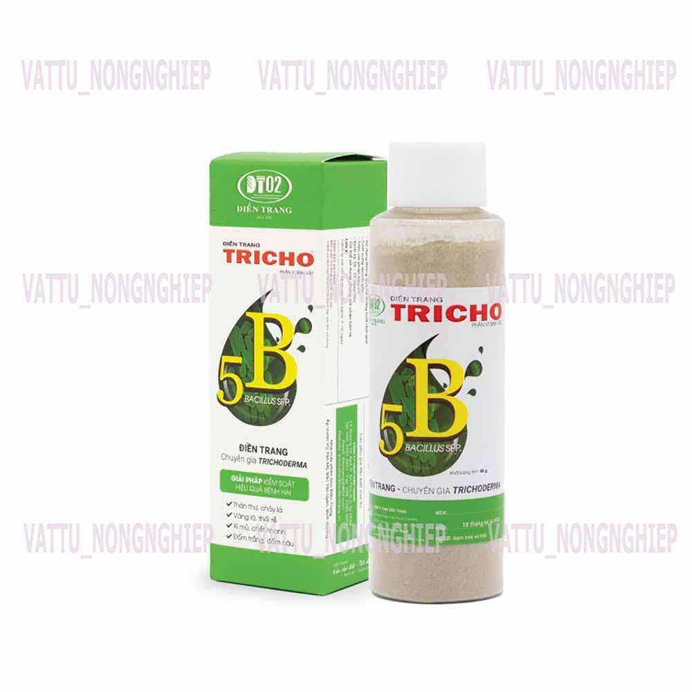 Phân Vi Sinh Vật Điền Trang Tricho 5B, Giải Pháp Kiểm Soát Hiệu Quả Bệnh Hại Và Phòng Ngừa Nấm Bệnh (Hộp 50g)