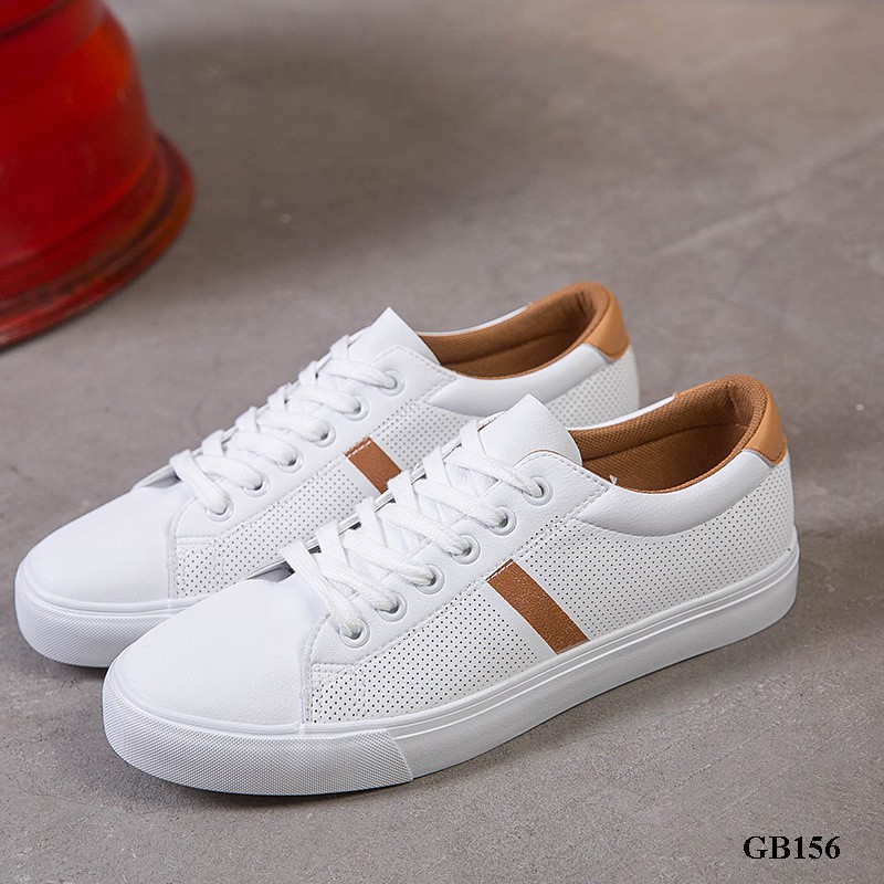 Giày nam đẹp kiểu dáng sneaker cổ thấp đi mùa hè thoáng mát GB156 | BigBuy360 - bigbuy360.vn