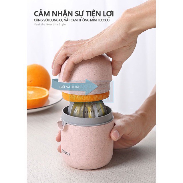 Dụng cụ vắt cam, nghiền hoa quả thông minh ECOCO 1812