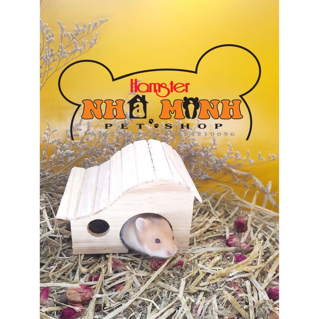 Nhà ngủ gỗ nhỏ cho Hamster